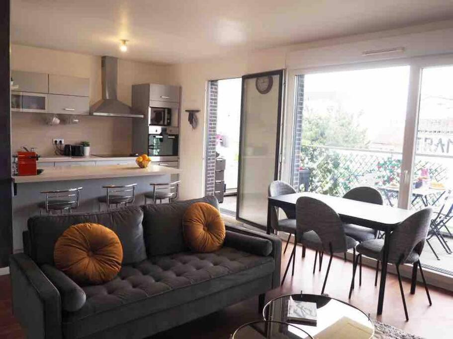 Appartement 80M2, Terrasse Sud, Metro 7 Direction Louvre A 8Minutes, Parking Sous-Sol, Proche Paris-Bercy Ivry-sur-Seine Esterno foto